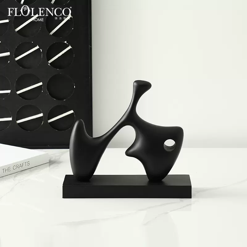 意式极简抽象艺术舞影树脂摆件跨境家居别墅客厅办公桌装饰工艺品