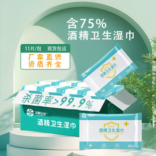 Alcohol Disinfection Wet Wipes Pack 75% Household Increased Thickened Portable Wet Wipes Sterilization Cleaning Care Wet Wipes