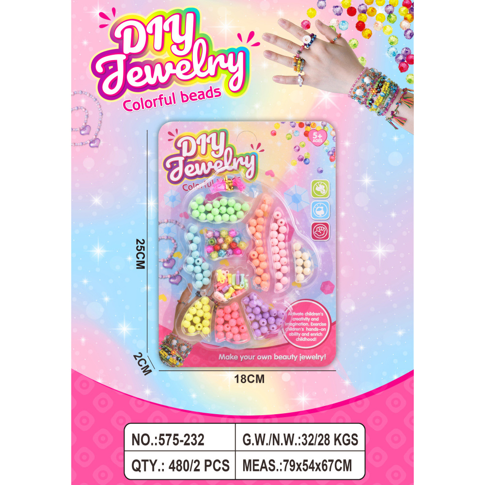 Diy niños cuentas al por mayor cuentas juguetes de rompecabezas europeas y americanas niñas collares de pulseras hechas a mano juegos de joyas para niños