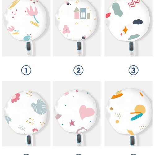 Nordic style round fan cover Household all-inclusive fan guard floor-standing electric fan dustproof protective cover