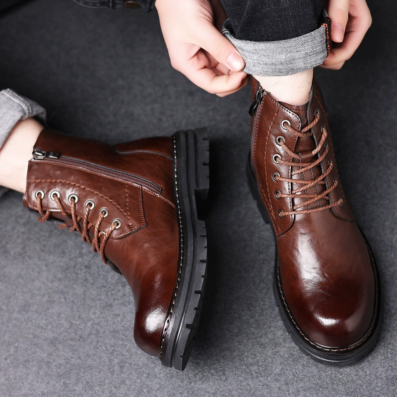 Martens, туфли, теплые ботинки, модная универсальная обувь