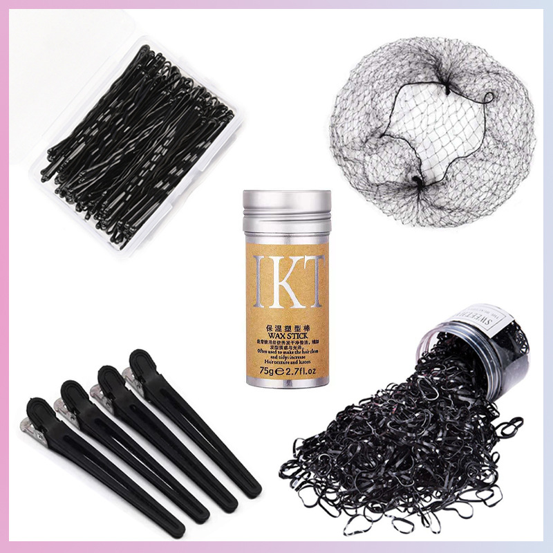 Clip de cabello, clip de cabello negro, clip de cabello