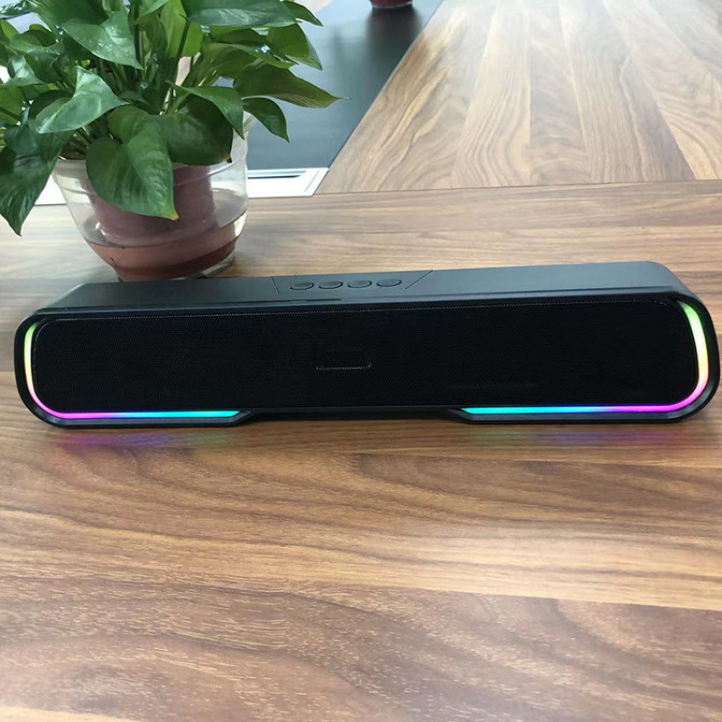 Sound Blaster RGB マーキー発光ミニデスクトップストリップポータブルサブウーファーハイパワー Bluetooth スピーカー|undefined