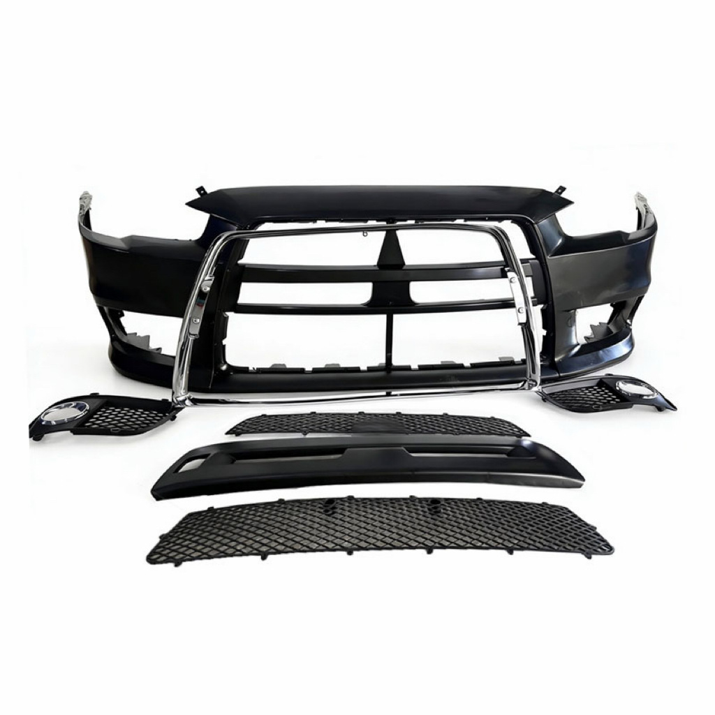 Suitable for Mitsubishi Lancer E10 Matte Electroplated Modified Front Bumper Evo10 Car Exterior Parts Split-Type Pp Material