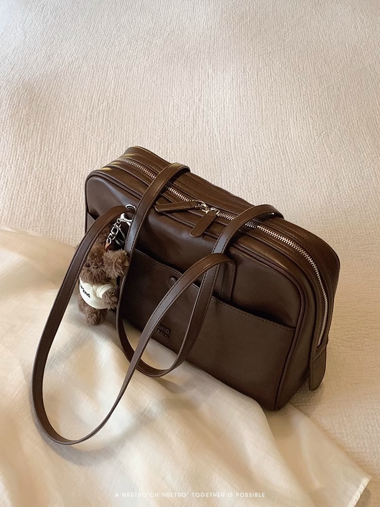 南風Chio2ndバッハプラットホーム枕バッグレディース2024新品レトロ通勤ハンディバッグ