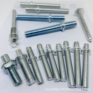 Intermediate with intermediate stop screw double tooth screw furniture screw factory direct quality assurance
