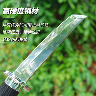 Multi-functional Thickened Small Straight Knife Portable Outdoor Non-slip Handle Camping Portable Knife Boots Kitchen Multi-purpose Knife