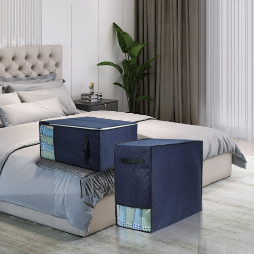 Wholesale Non-Woven Embossed Thickened Window-Patterned Cotton Quilt Bags – Wardrobe Storage Bags for Clothes, Quilts, and Linens