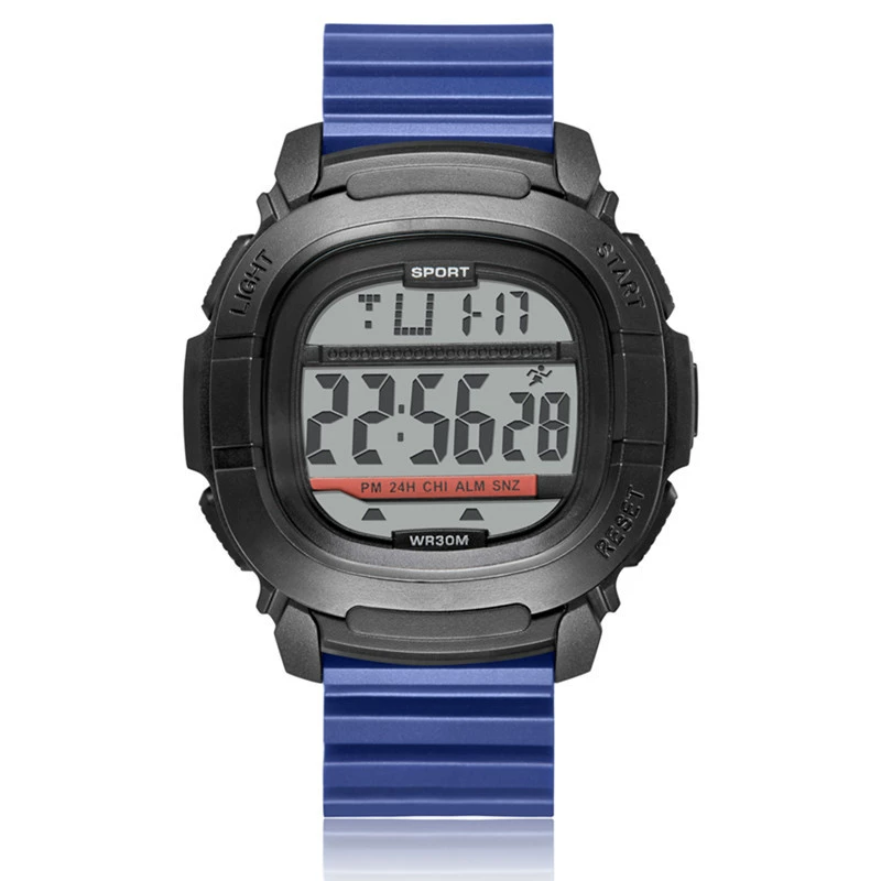 Модные универсальные спортивные мужские часы, waterproof digital часы для мужчин и женщин