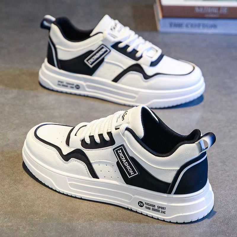 Zapatos de hombre de verano ventilados nicho sensación de diseño de skate casual universal zapatos deportivos de escuela secundaria casual zapatos blancos zapatos de moda