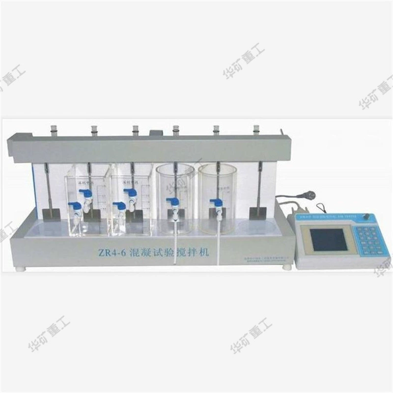 Дисплей ЛКД экрана ZR4-6 смеситель теста свертывания лаборатории 6-соединения смесителя теста свертывания Настольный