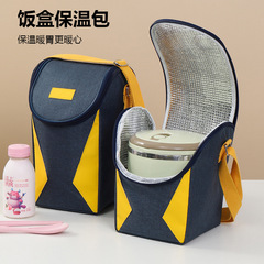 跨境保温饭盒袋便当包带饭午餐包上班族加厚铝箔饭盒手提包野餐包