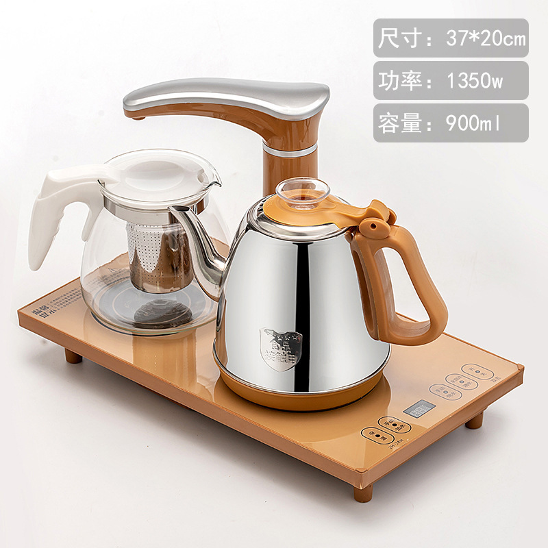 享亨全自动上水家用煮茶泡茶壶全自动电热水壶茶台茶具套装电茶炉|undefined