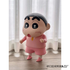 クレヨンしんちゃんの手作りの大きいサイズの小さい新の優良品質の版のゴムの人形のアイデアの風の客間のデスクトップの置物の贈り物の卸売り