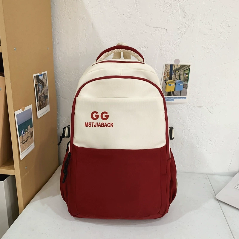Capacious backpack for leisure for men and women, bag for traveling, Korean style