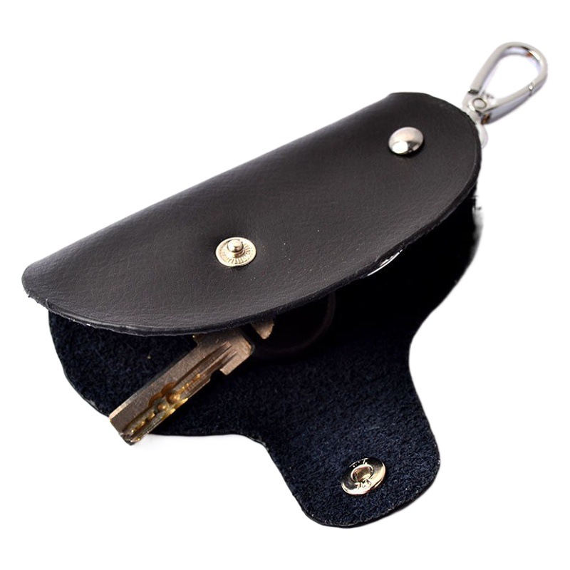 Factory spot cowhide car key case multi-function keychain home key case remote control universal leather case