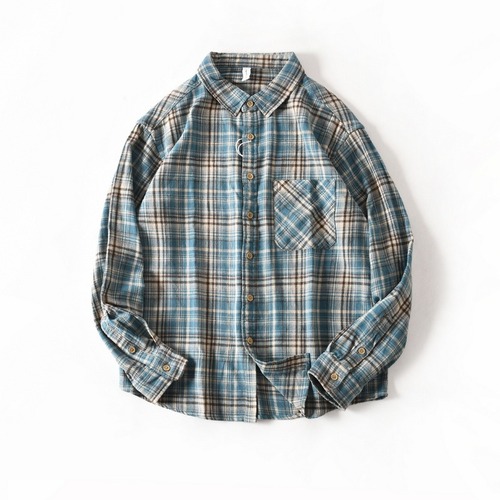 2025 Casual Loose Fit Striped Long-Sleeve Shirt for Men and Women, Trendy Han Style Couple's New Outerwear, Versatile and Fashionable, Suitable for All Seasons