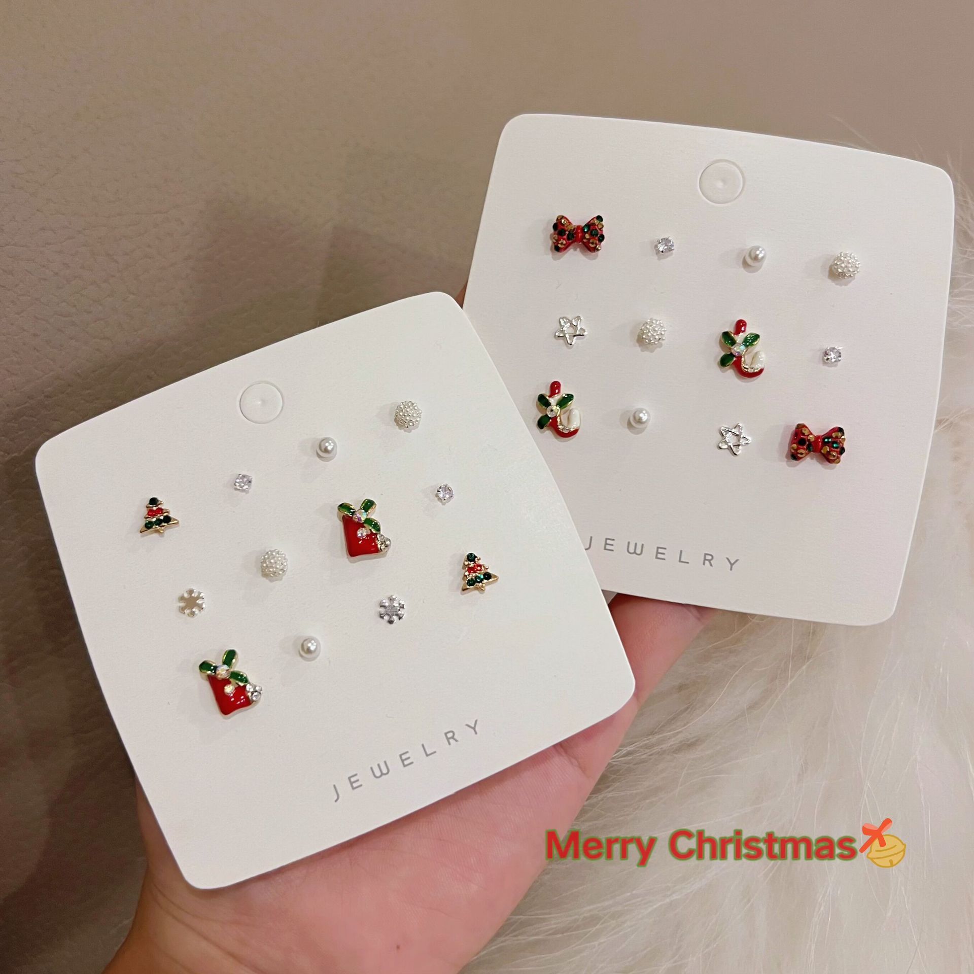 Christmas earrings