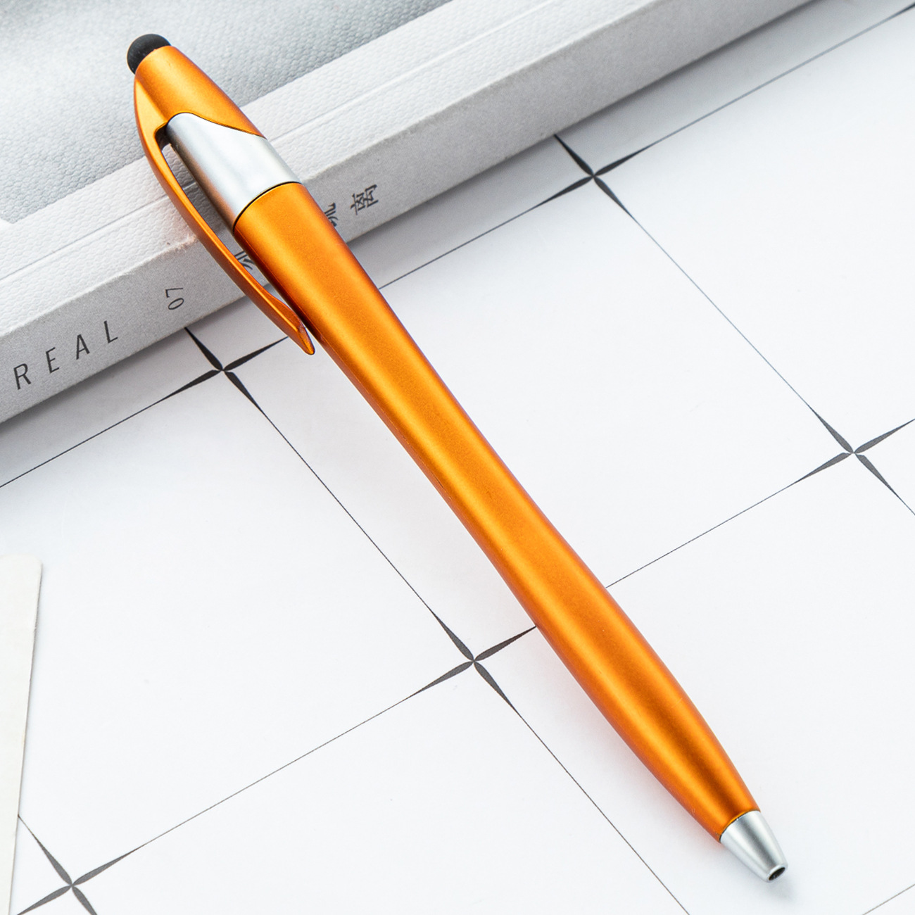 Fabricante mayorista bolígrafo de plástico imprimible logotipo capacitivo de escritura a mano bolígrafo publicitario regalos bolígrafo promocional