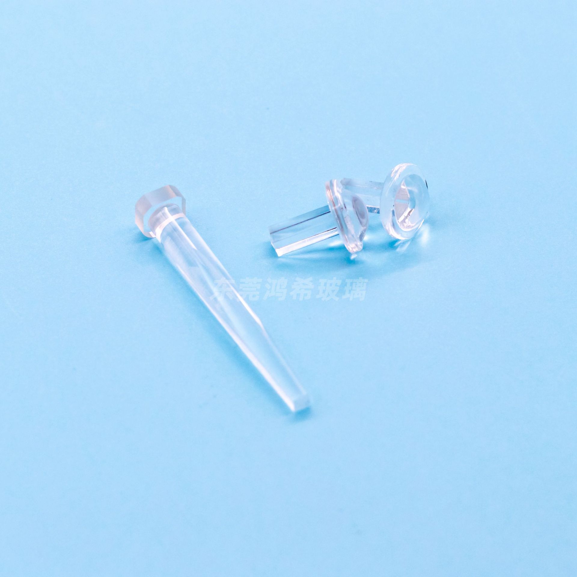 光学玻璃多位导光柱舞台led灯透镜锥形聚光棱镜高硼硅水晶