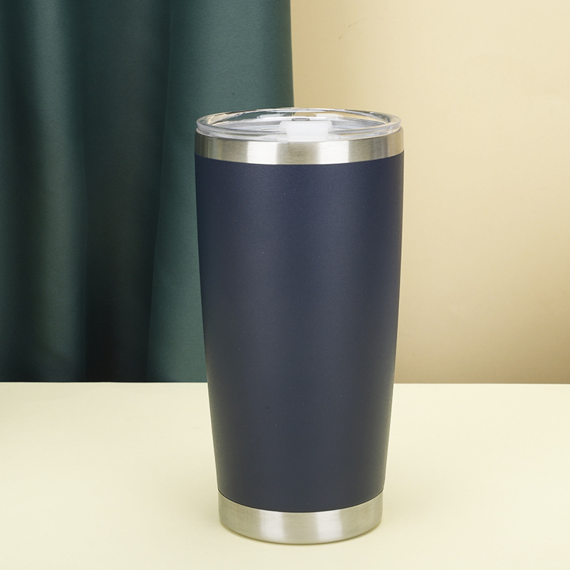 Comercio exterior de gran capacidad taza de helado cerveza taza de café de acero inoxidable doble 20oz taza de coche 304 taza de agua del coche