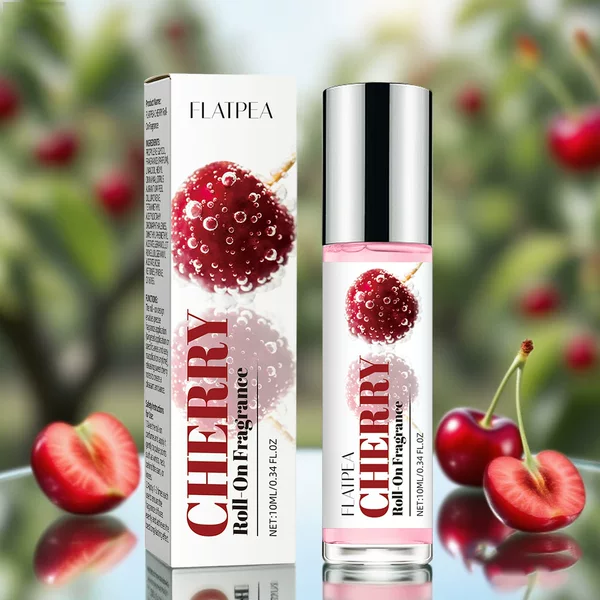 Cross-Border Xiyin New Product Cherry-Flavored Roll-On Perfume Alcohol-Free Perfume Oil Long-Lasting Fragrance 10Mlperfume