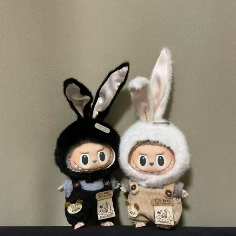 First and Second Generation Labubu Baby Clothes 17cm Labubu 10cm Cotton Doll Rabbit Plush Hat Cute Rabbit Hat First and Second Generation Labubu Baby Clothes 17cm Labubu 10cm Cotton Doll Rabbit Plush Hat Cute Rabbit Hat
