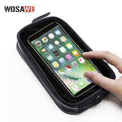 WOSAWE Motorcycle Touch Screen Phone Bag, Self-balancing Scooter Phone Bag, Bicycle Transparent Waterproof Phone Bag