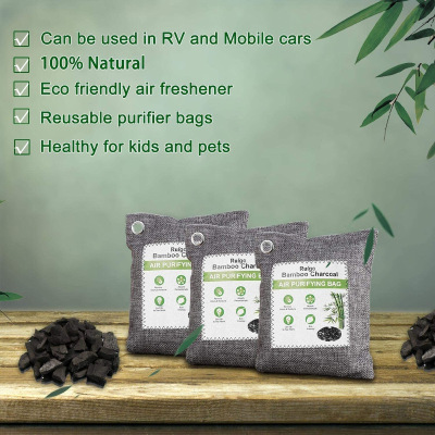 source factory Bamboo charcoal atmosphere purify Smell Moisture absorbent atmosphere Freshener Charcoal bag