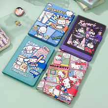 三丽鸥凯蒂猫笔记本ins可爱学生卡通记事本PU皮面库洛米磁扣本