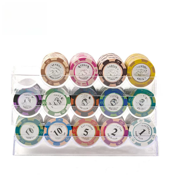 Clay chips Texas POKER game currency POKER CLUB Baijia mahjong chips factory direct sales