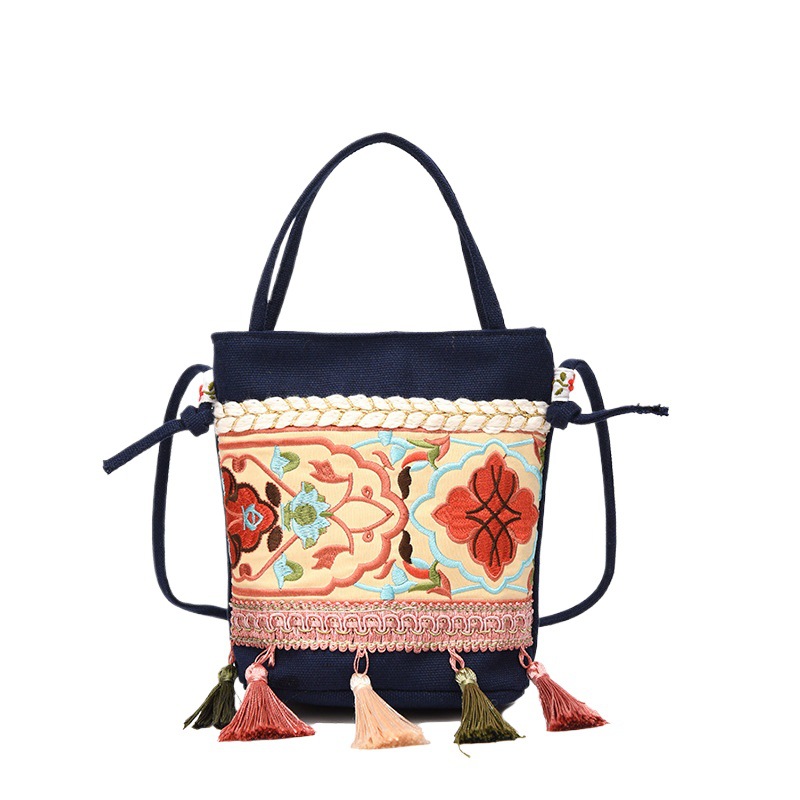 Ethnic one-shoulder bag