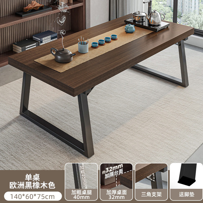 Mesa de té combinación de una mesa y cinco sillas nueva mesa china simple mesa de mesa de conferencias mesa de mesa de té mesa de té balcón