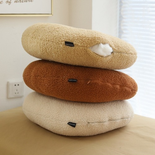 Nordic-style geometric 3D cloud-shaped twisted flower abstract trendy online creative homestay sofa throw pillows