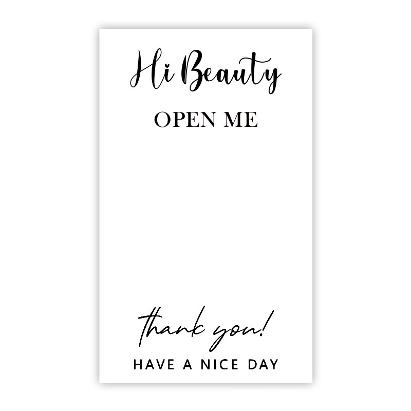 Etiqueta adhesiva de sellado de caja de avión puntual del fabricante Etiqueta adhesiva simple rectangular Etiqueta autoadhesiva de sellado de embalaje de caja exprés