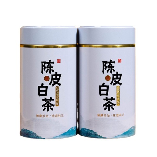 Chenpi White Tea Small Packaging Old White Tea Tea Cake Shoumei Chenpi White Tea Cookies Canned 500g