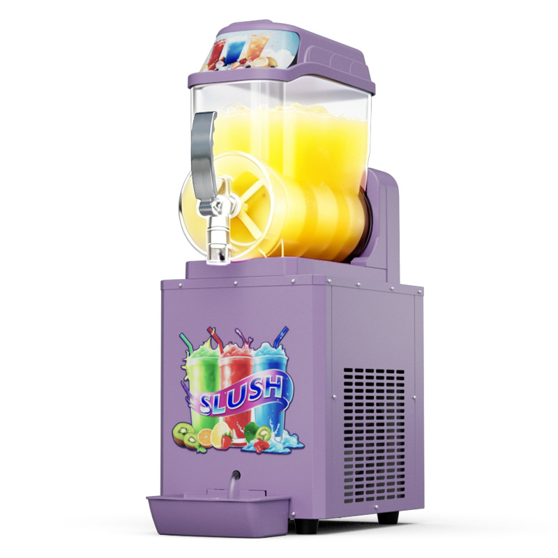 Máquina de Granizados Comercial de un Cilindro, Dos Cilindros, Tres Cilindros, Máquina para Derretir Nieve, Máquina de Smoothies, Máquina de Jugos, Máquina de Bebidas Frías, Máquina de Granizados