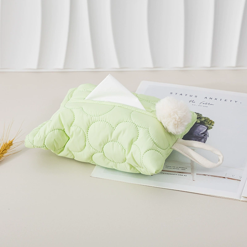 Modern fresh creamy cloth, wipes for auto, flowered