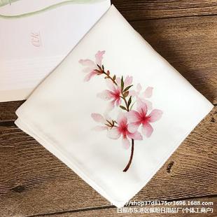 Suzhou Embroidery DIY Handkerchief Materials Handmade Self-Embroidery Gift Beginner Embroidery Ancient Style Ribbon Punch Needle Embroidery