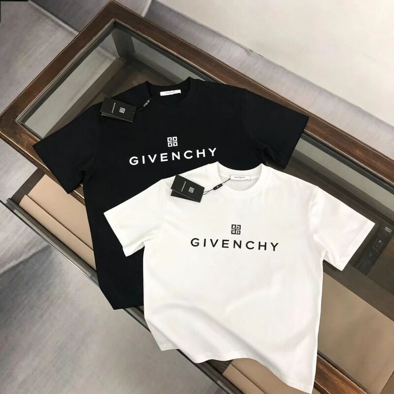 Complete Set of Three Labels, Cross-Border Supply, Givenchy-Style Letter Print Short-Sleeve T-Shirt, Unisex Casual Versatile Top Complete Set of Three Labels, Cross-Border Supply, Givenchy-Style Letter Print Short-Sleeve T-Shirt, Unisex Casual Versatile Top