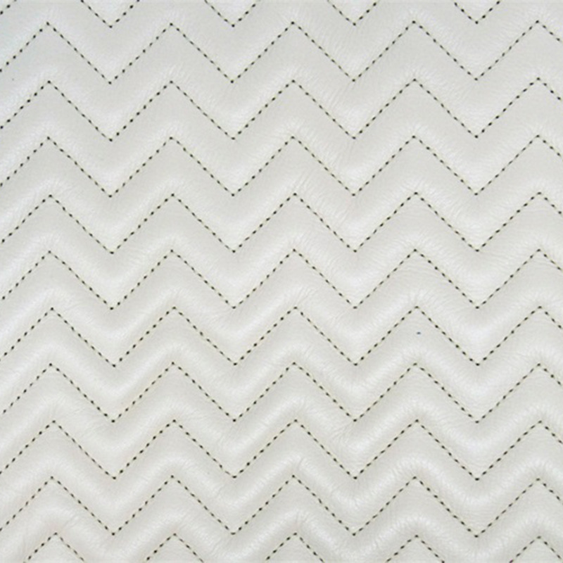 2022新款裥棉加工墙布卷材皮夹棉面料厂家直供条纹图案绗缝间棉