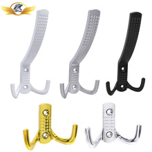 铝合金挂钩简约橱柜衣柜衣钩 厨房浴室墙装挂钩 家具衣帽双钩单钩