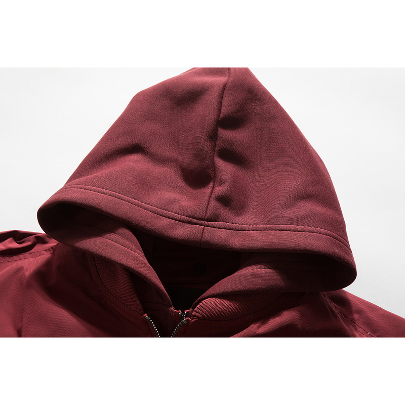 ORIGTEEN潮流设计感假两件冬季白鸭绒外套男宽松连帽羽绒服YR147|undefined