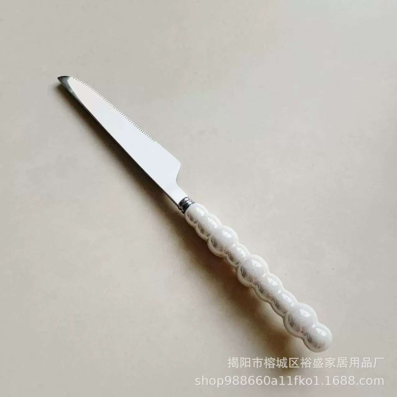Ceramic tableware pearl stainless steel, set, spoon, fork, light luxury style, home decor