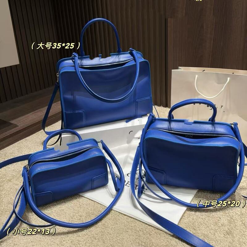 Luojia 2026 Amazona Large Capacity Genuine Leather Women's Bag, Versatile Commuting Handbag, Matte Cowhide Single Shoulder Bag for Women