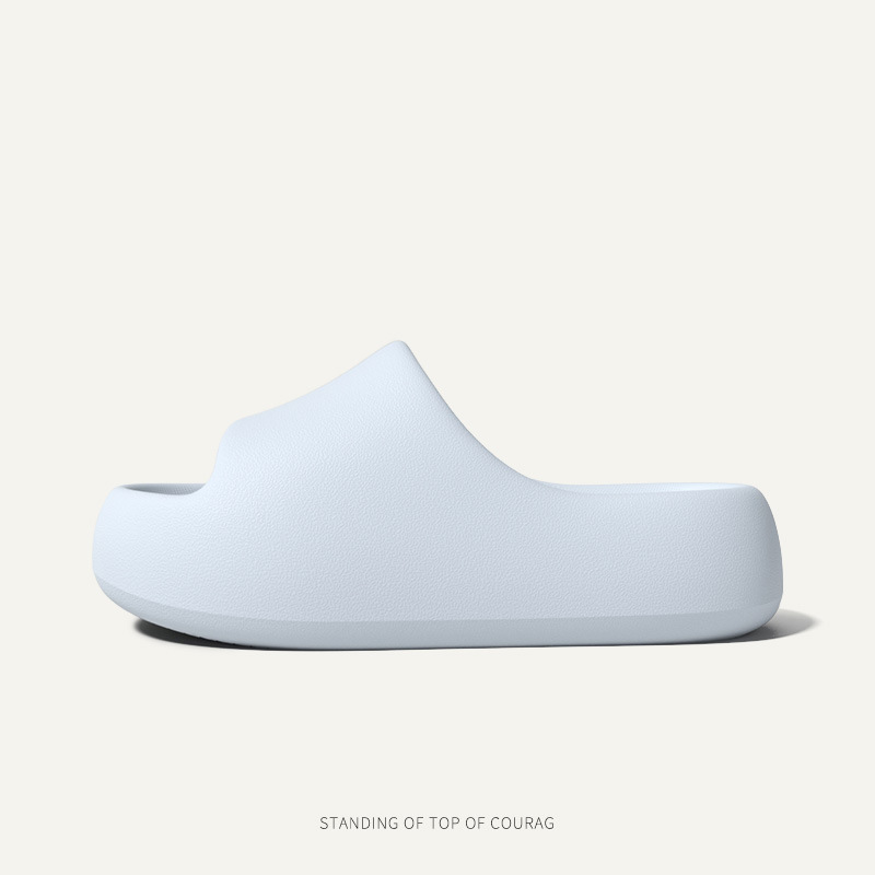 Women's Thick-soled Summer Slippers Solid Colour Home Casual Shoes_voghion.com