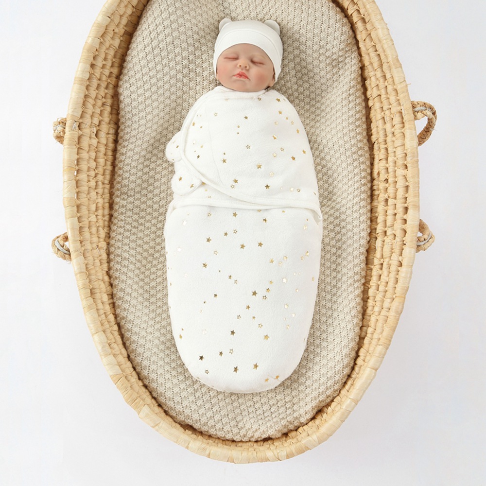 Cross-Border Newborn Swaddling Wrap, Baby Anti-Jump Blanket, Baby Sleeping Bag, Spring & Fall European and American Universal