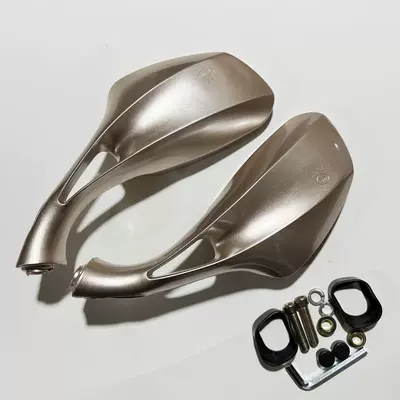 Motorcycle rearview mirror | vision - a-set-of-bmw-gold-comes-with-screws