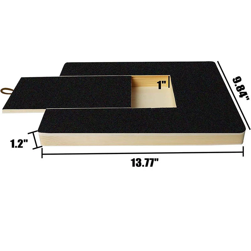 Деревянный скребок для ногтей для собак Выдвижная ремонтная пилка для ногтей Доска для домашних животных Игрушка для царапин Наждачная бумага Scraping Edition