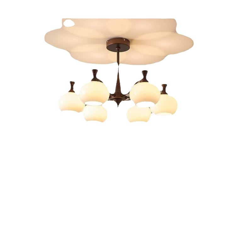 Lámpara de la sala de estar luces de estilo americano medieval luces de comedor luces de vestíbulo luces principales luces de dormitorio retro francesas lámparas Zhongshan